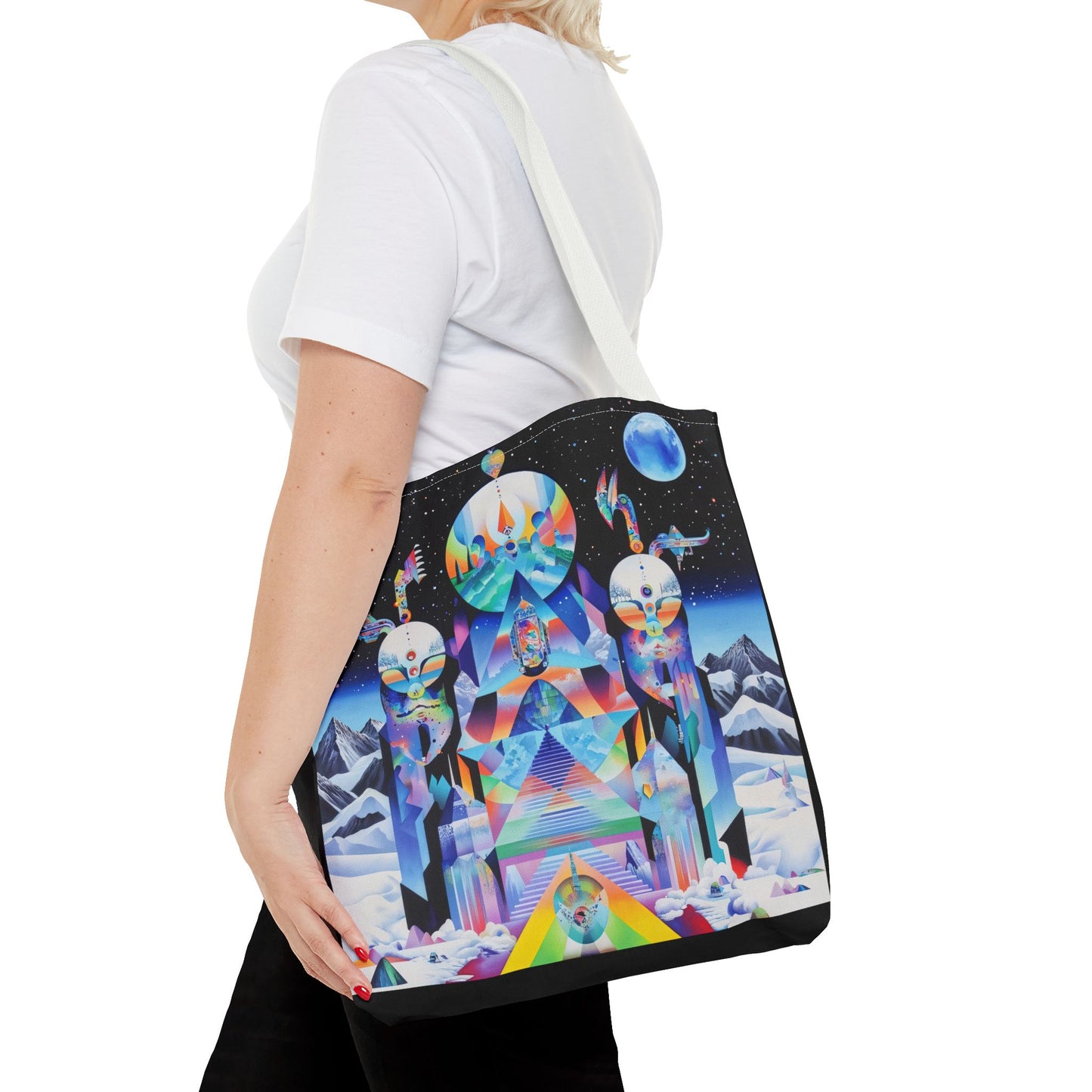Cosmic City of Crystal -Spirit Tote Bag