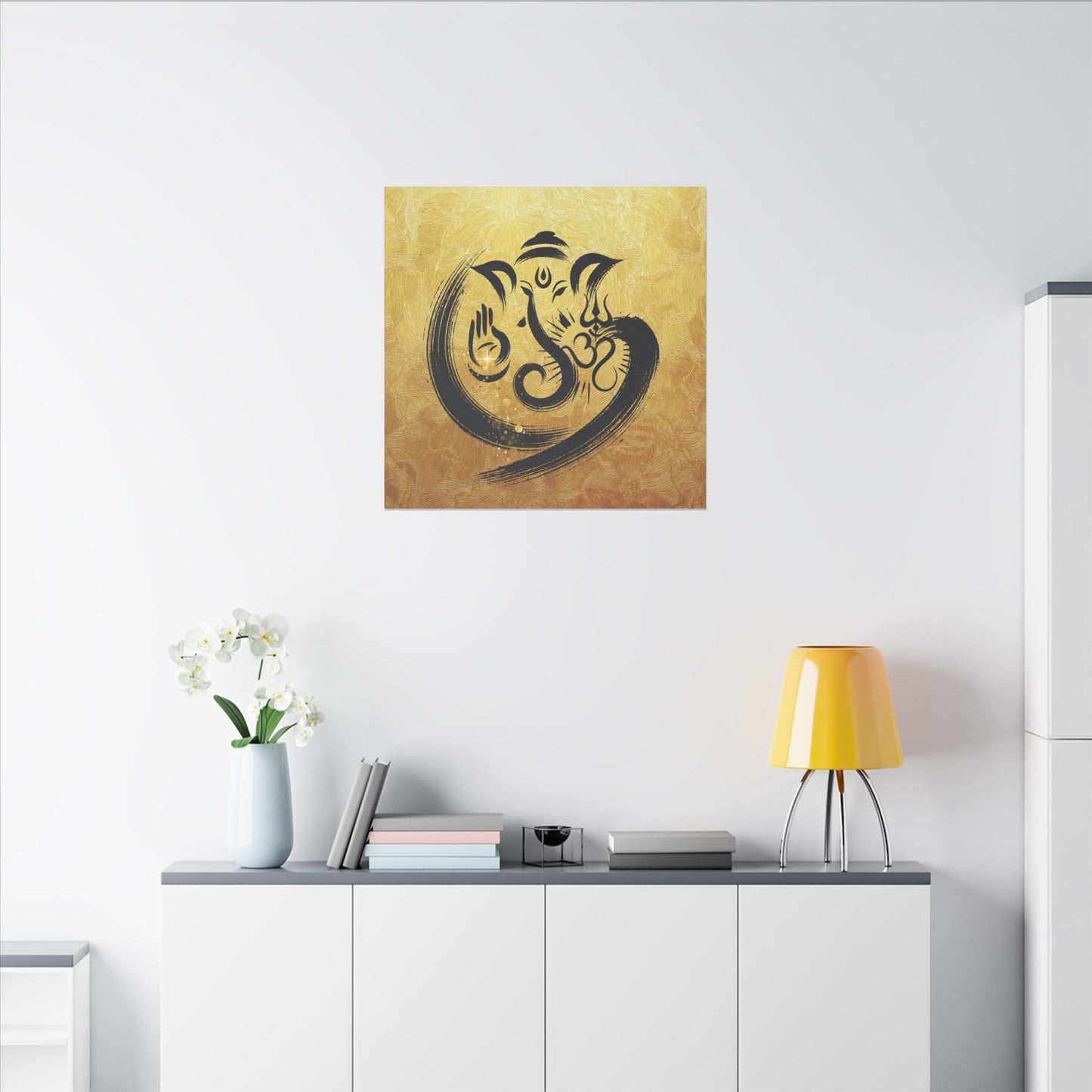 Blessing of Ganesha-Matte Canvas Art