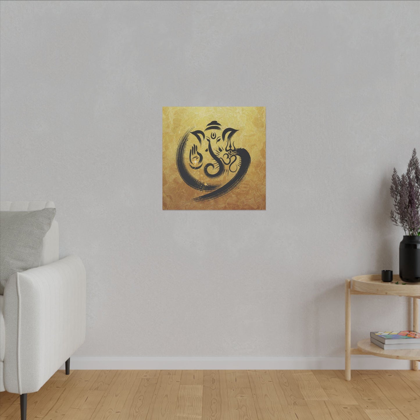 Blessing of Ganesha-Matte Canvas Art