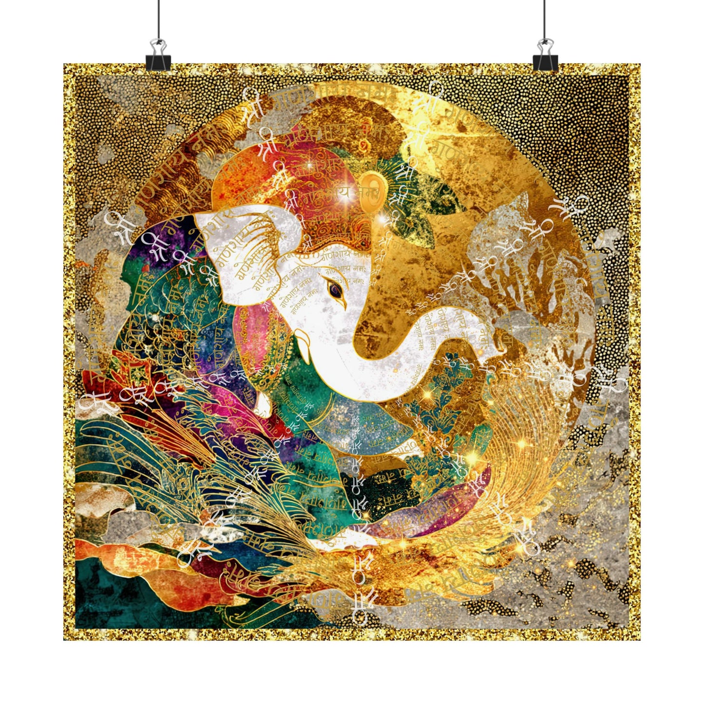 Blessing of Ganesha-Museum Grade Mattel Poster