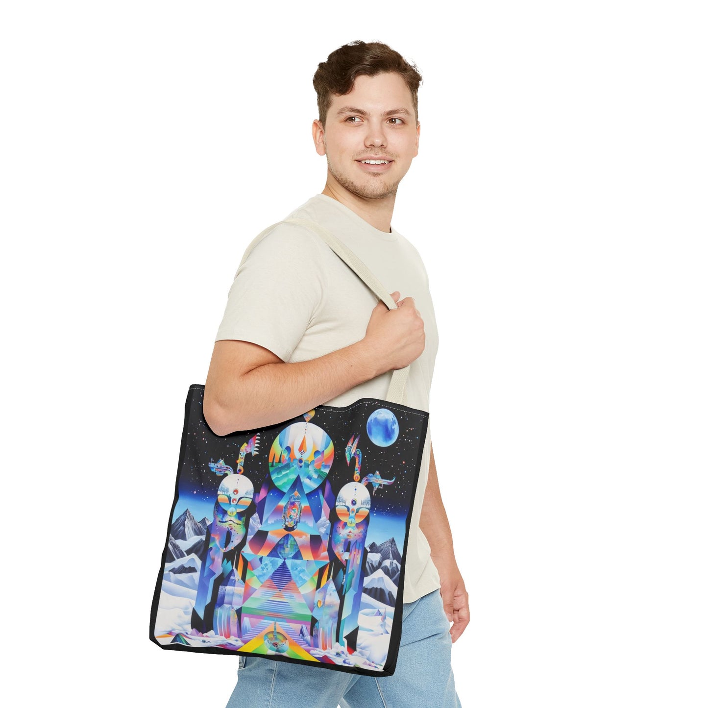 Cosmic City of Crystal -Spirit Tote Bag