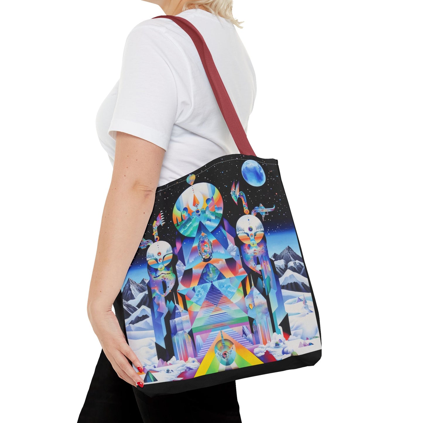 Cosmic City of Crystal -Spirit Tote Bag