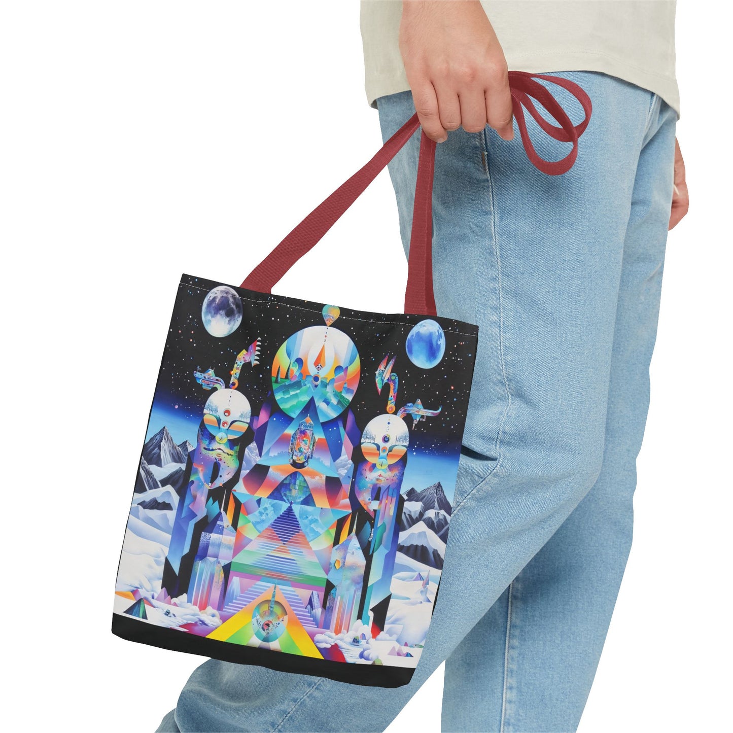 Cosmic City of Crystal -Spirit Tote Bag