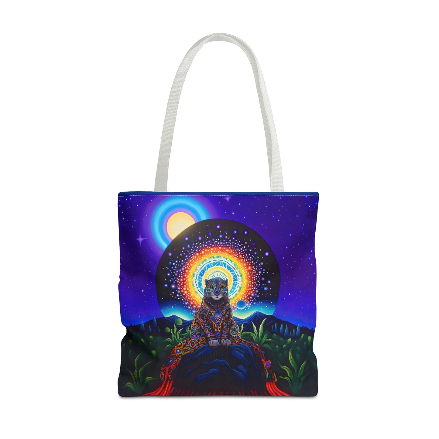 Cosmic Jaguar Tote Bag