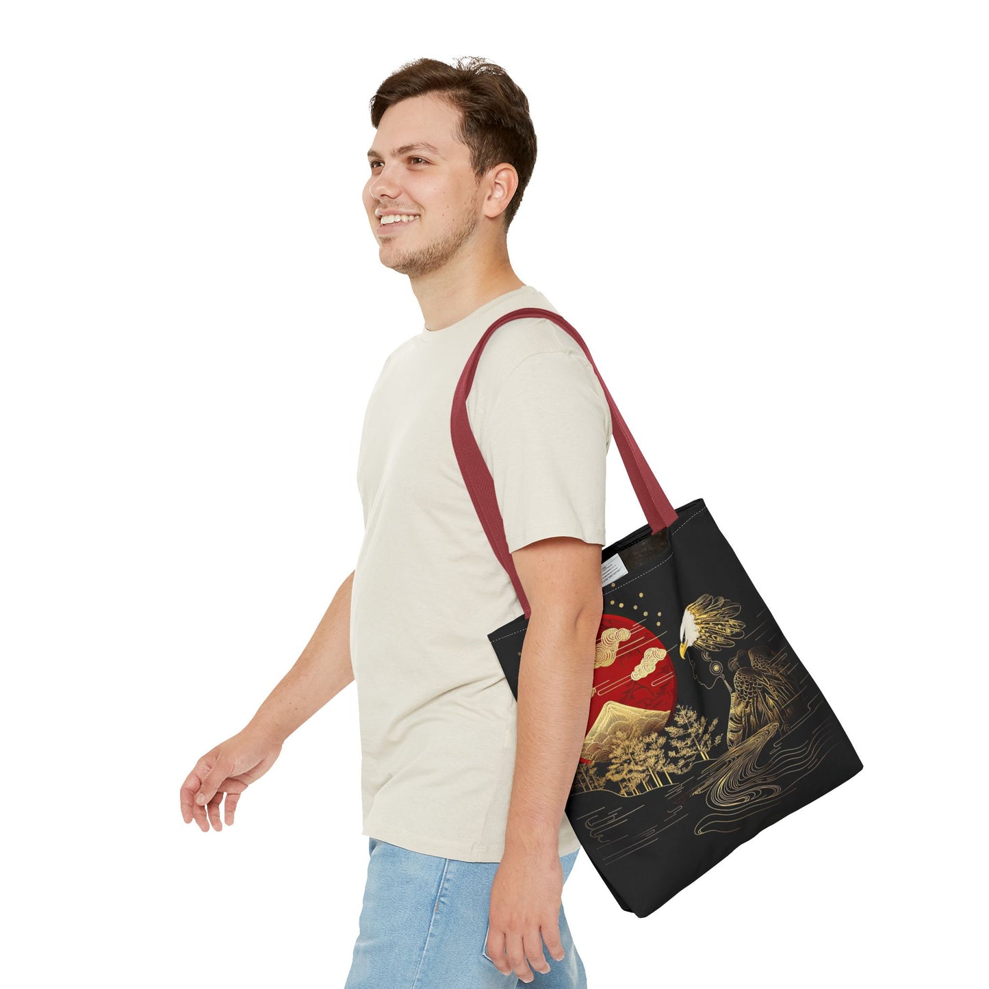 The Golden Eagle&Sun-Spirit Tote Bag