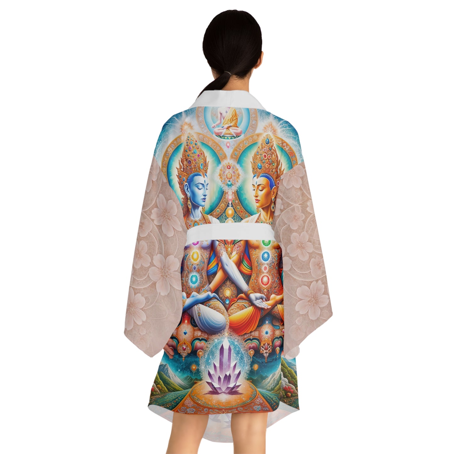 Unity Consciousness -Long Sleeve Kimono Robe