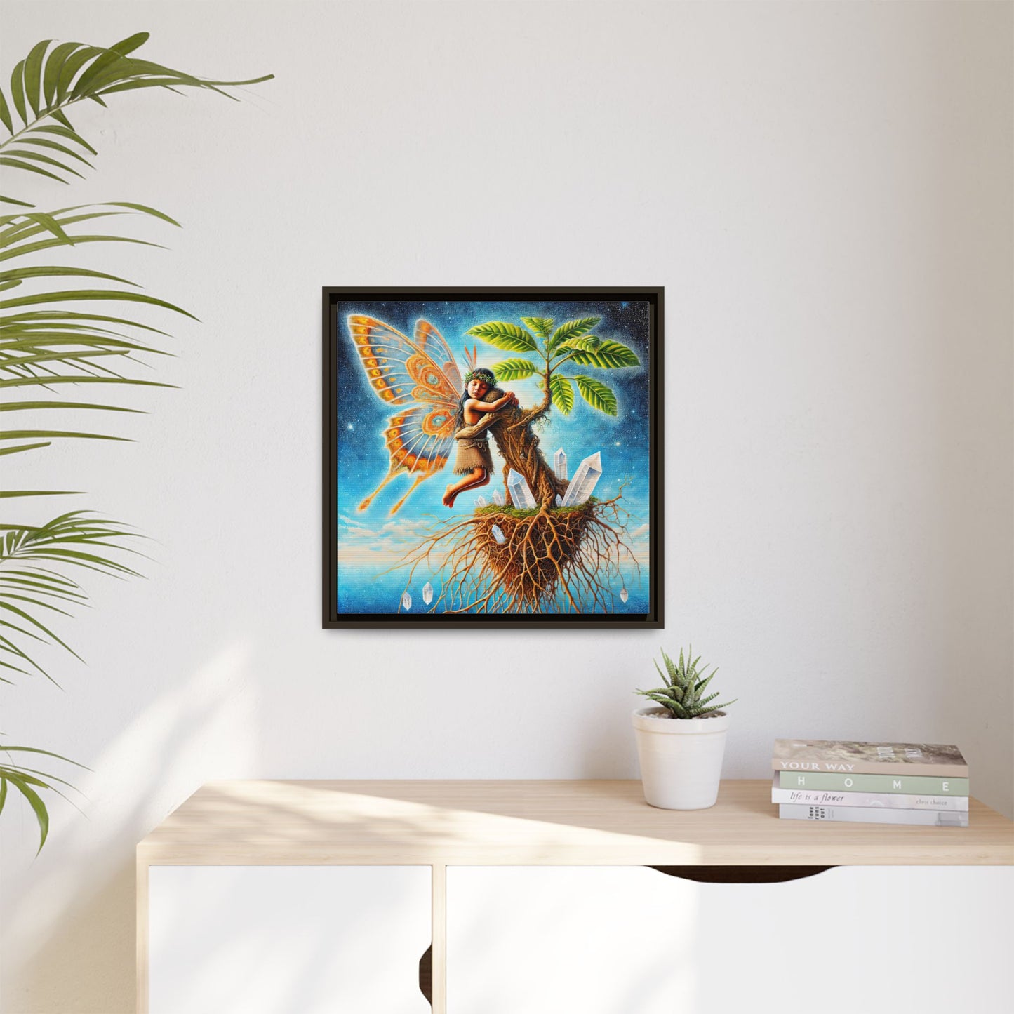 Child of The Earth-Framed Canvas Art