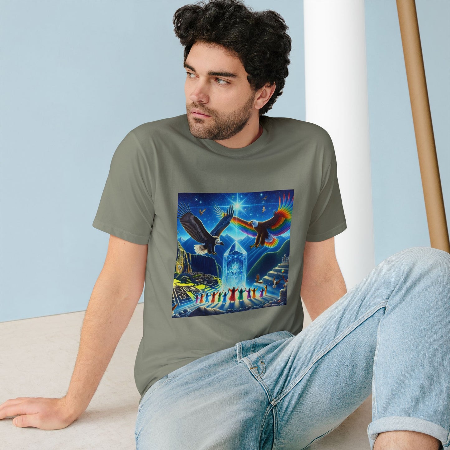 Prophecy of Eagle and Condor-Organic Cotton Unisex T-Shirt