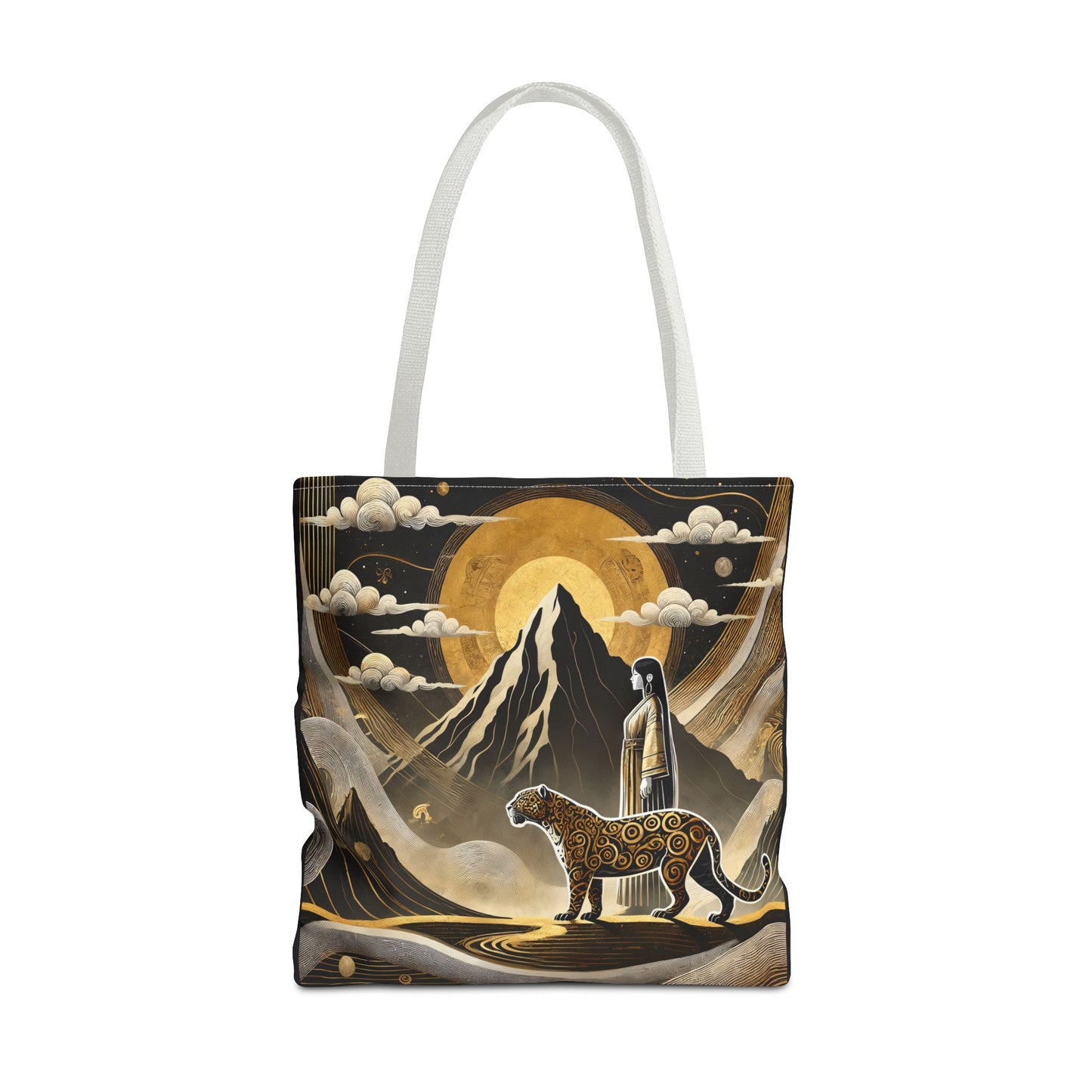 Golden Dream & Jaguar's Path Spirit Tote Bag