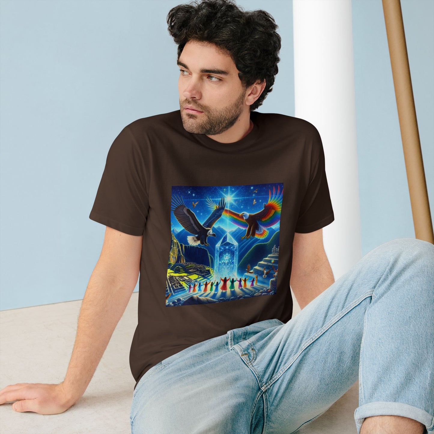 Prophecy of Eagle and Condor-Organic Cotton Unisex T-Shirt