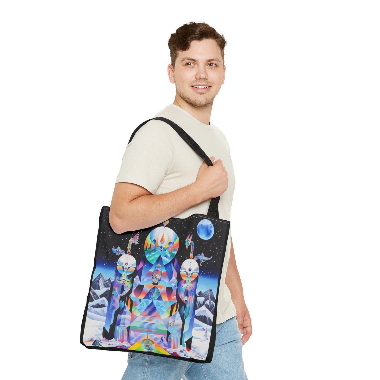 Cosmic City of Crystal -Spirit Tote Bag