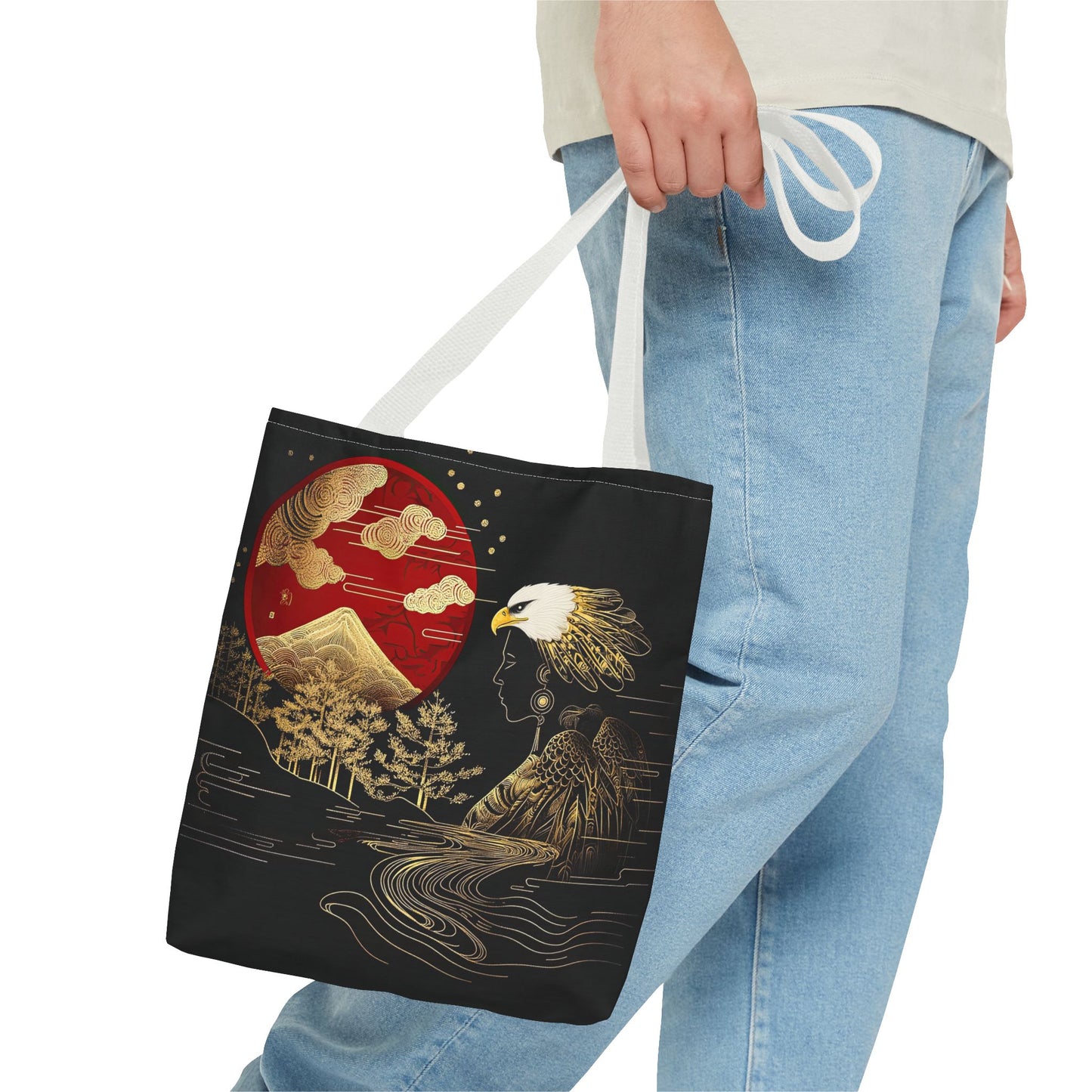 The Golden Eagle&Sun-Spirit Tote Bag