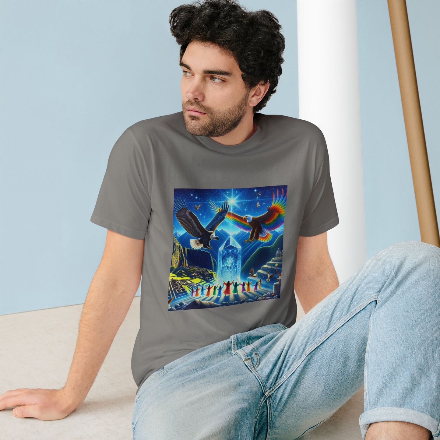 Prophecy of Eagle and Condor-Organic Cotton Unisex T-Shirt
