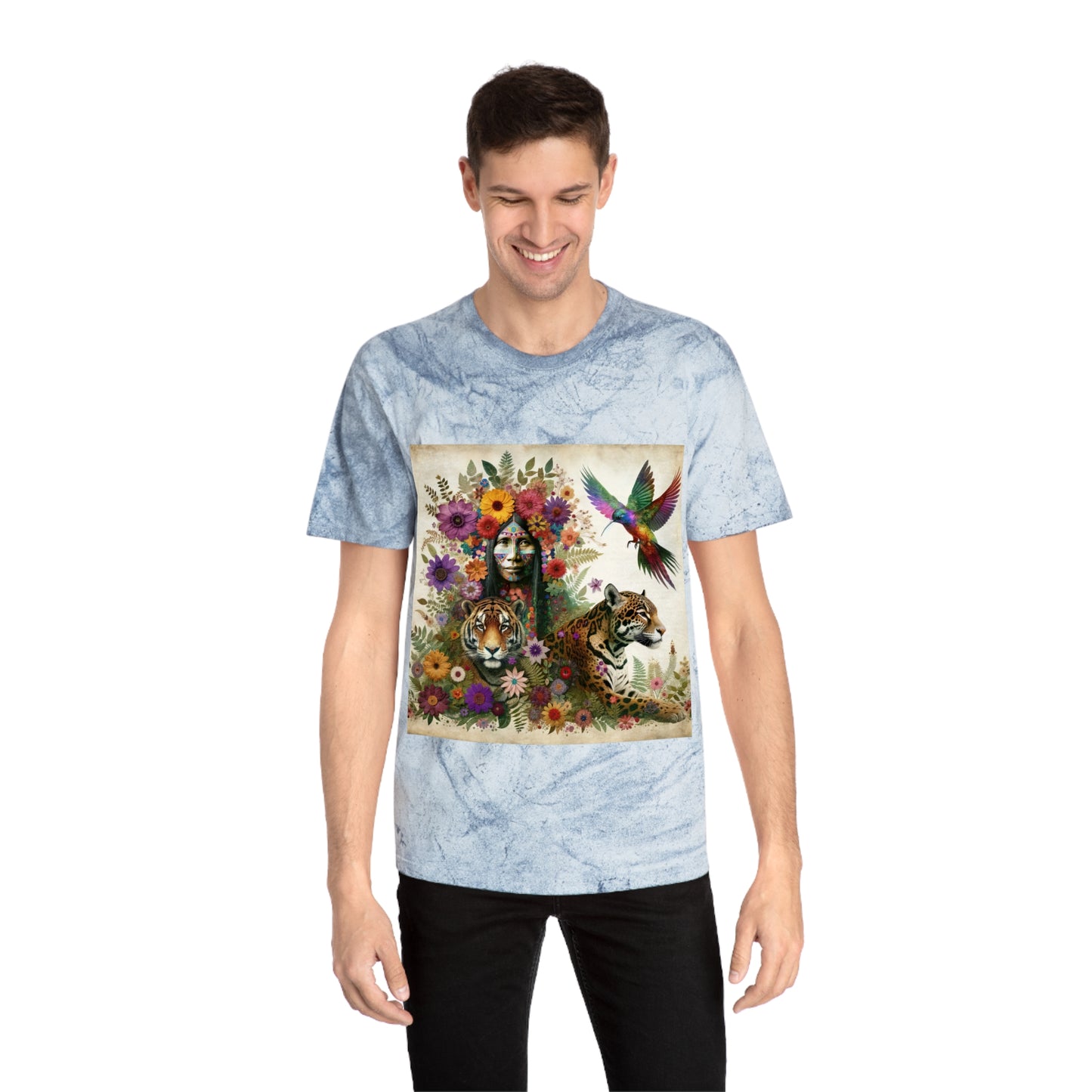 Whisper of the Medicine Woman-Unisex Color Blast T-Shirt