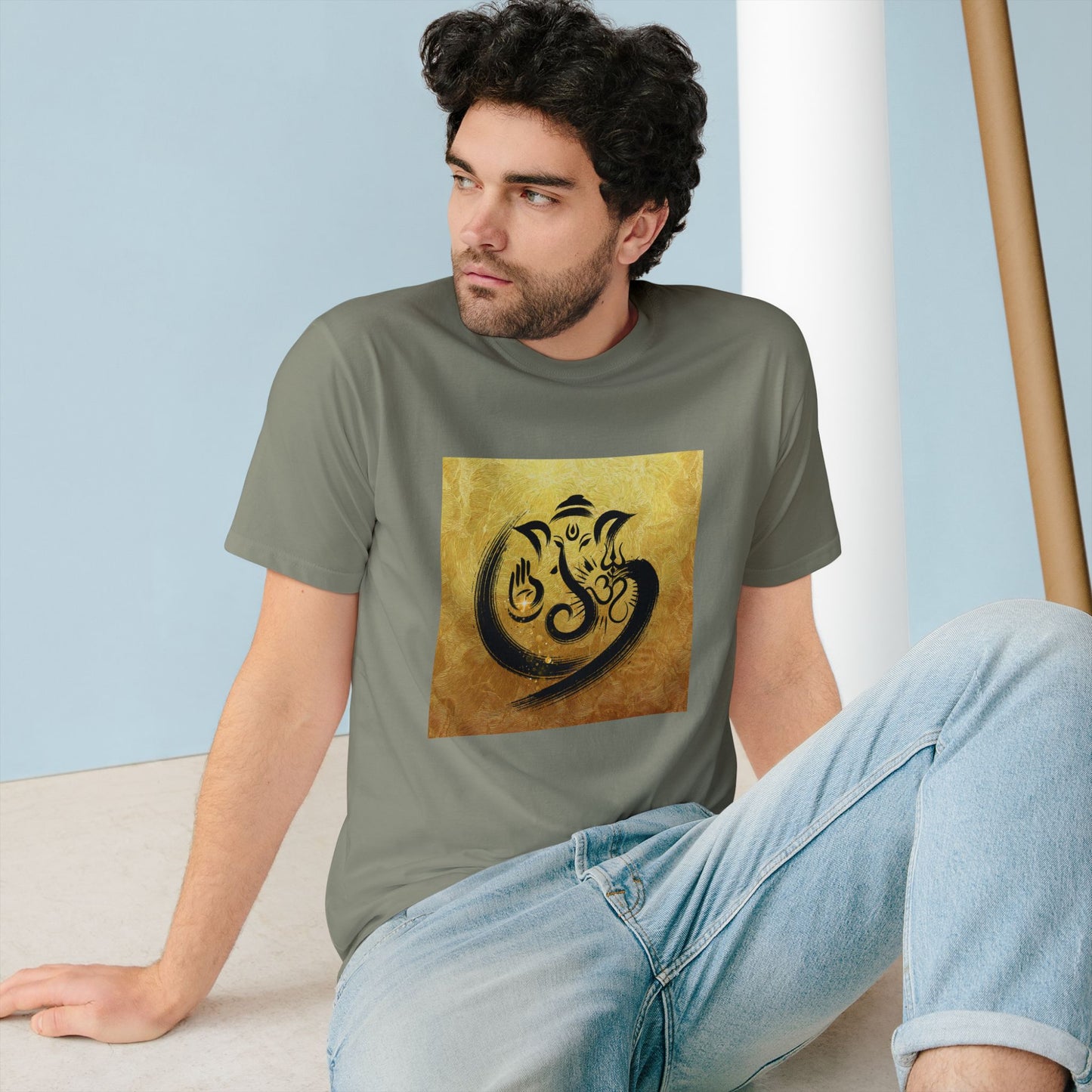Blessing of Ganesha-100% Organic Cotton T Shirts