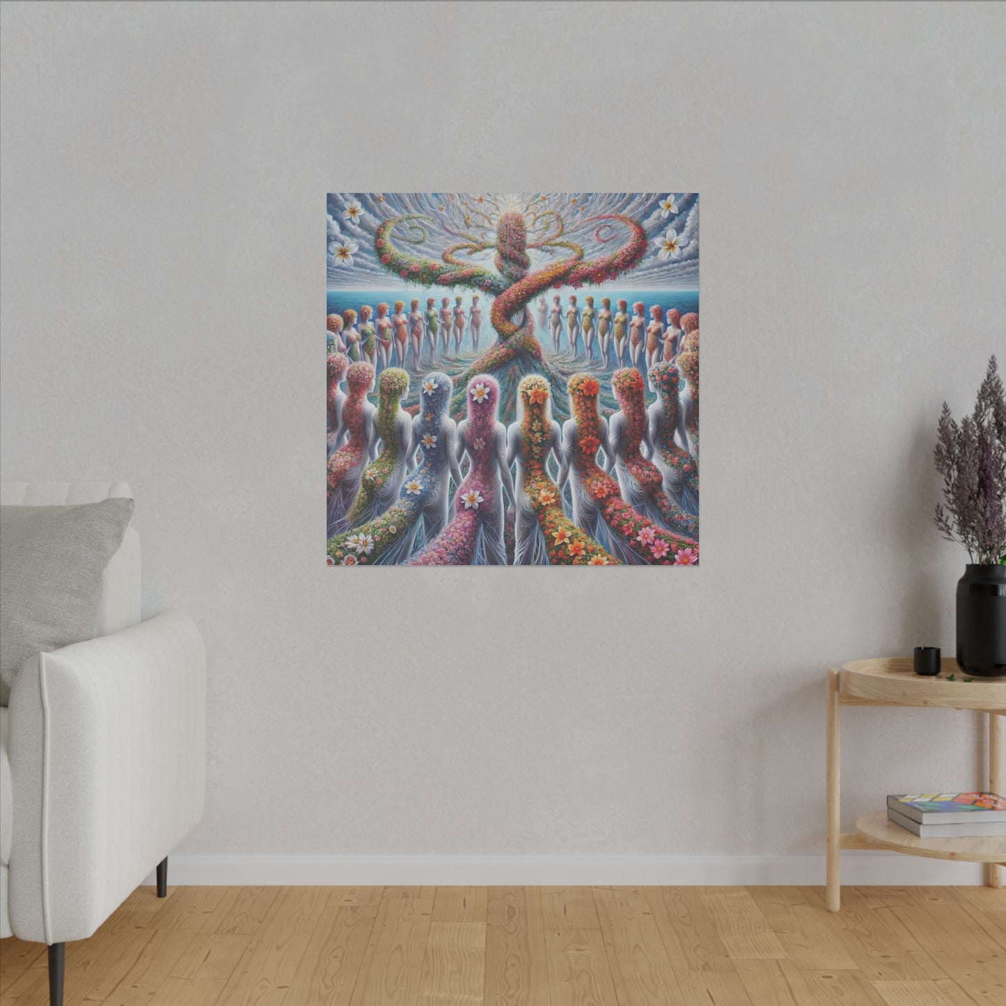 Sister's Circle-Premium Canvas Wall Art