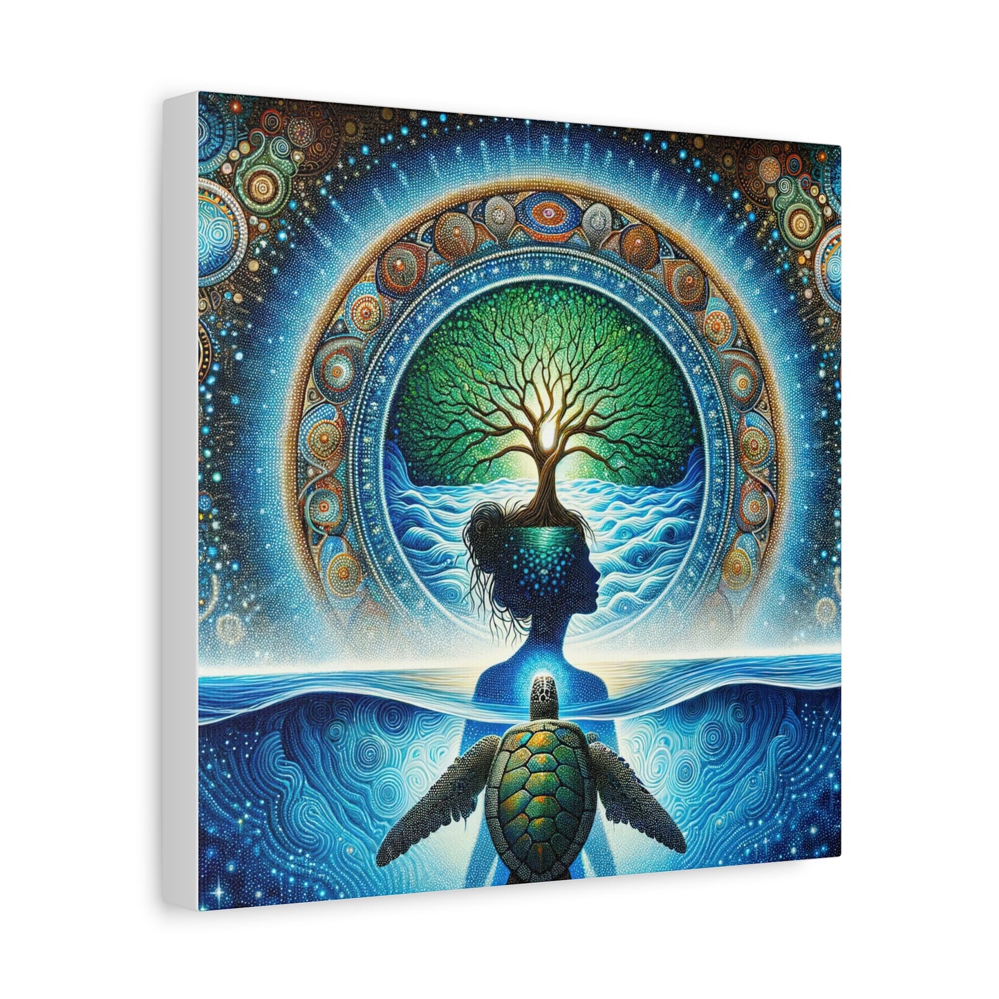 Spirit of Mother Earth-Stretched Matte Print Canvas Art