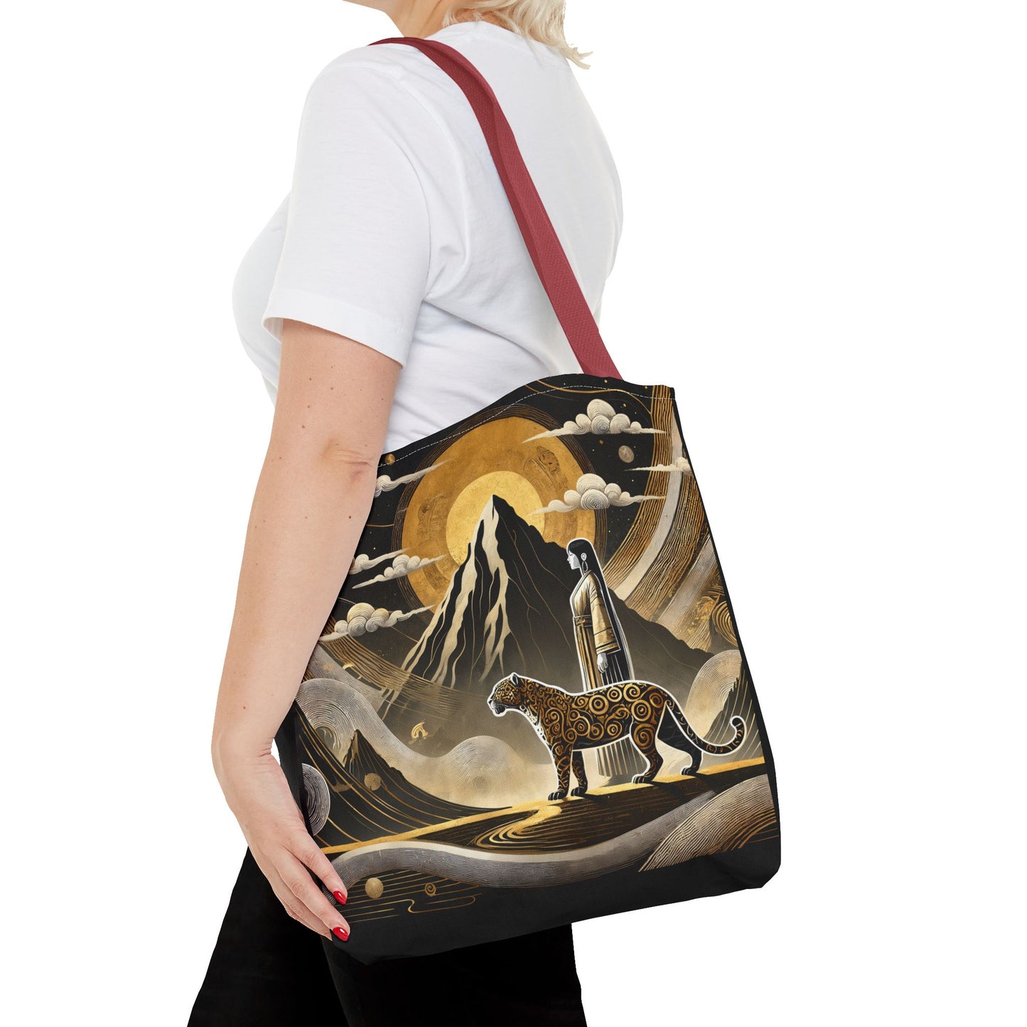 Golden Dream & Jaguar's Path Spirit Tote Bag