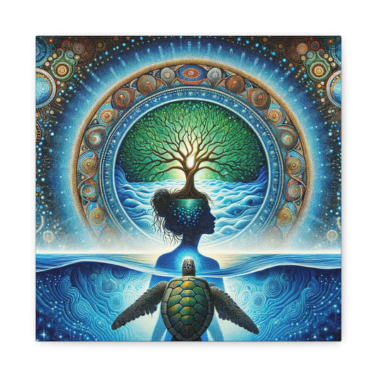 Spirit of Mother Earth-Stretched Matte Print Canvas Art