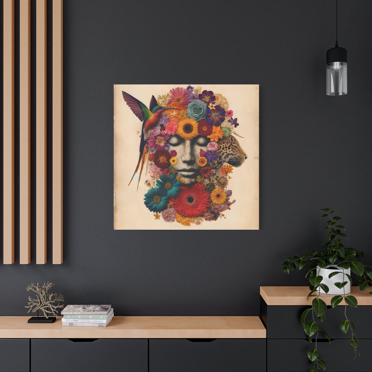 Medicine Woman-Streched Matte Canvas Art