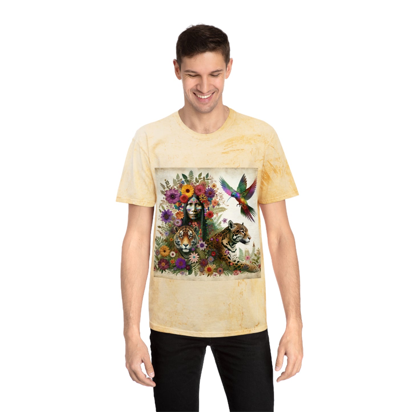 Whisper of the Medicine Woman-Unisex Color Blast T-Shirt