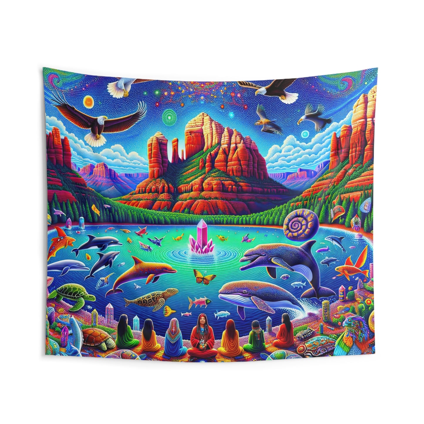Dream Awake-Inspired Indoor Wall Tapestry