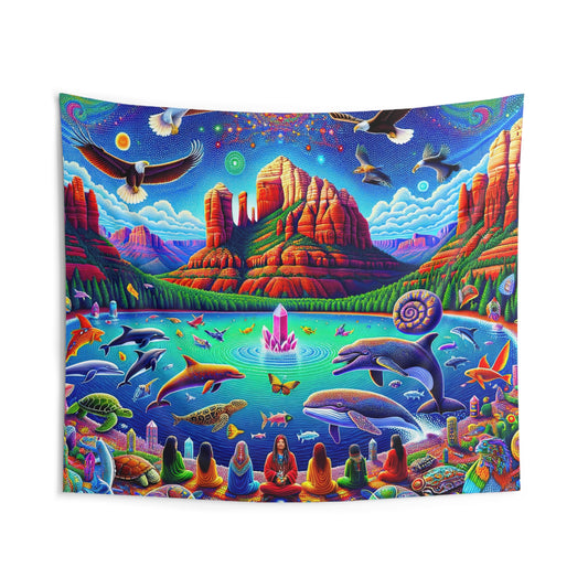 Dream Awake-Inspired Indoor Wall Tapestry