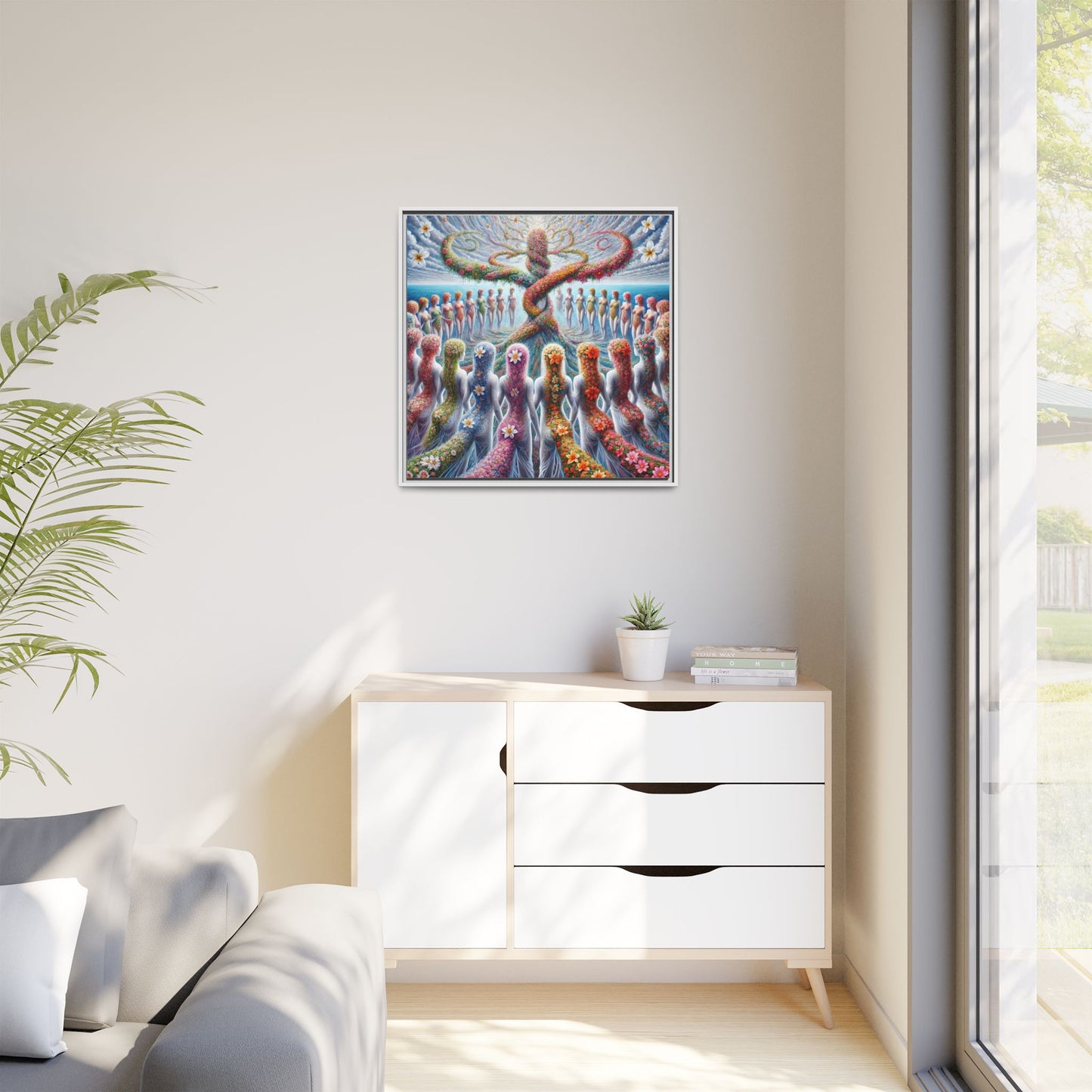 Sister's Circle -PremiumFramed Canvas