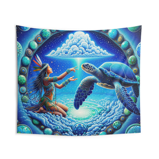 Sky Woman- Sacred Wall Tapestry