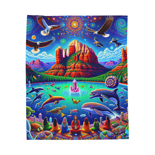 Dream Awake-Velveteen Plush Blanket