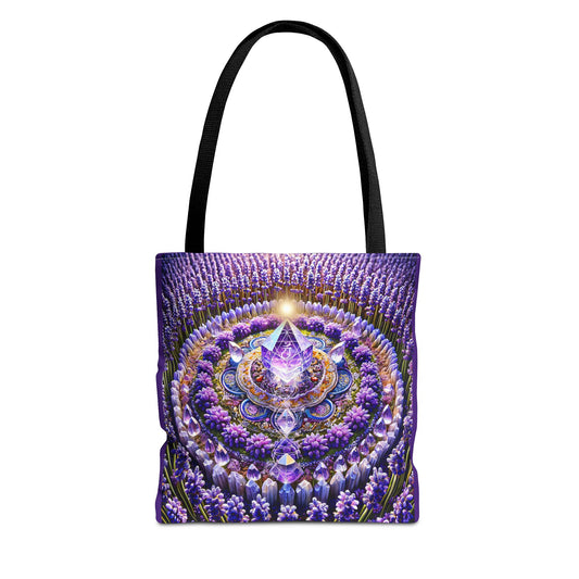 Violet Flame Mandara-Spirit Tote Bag -