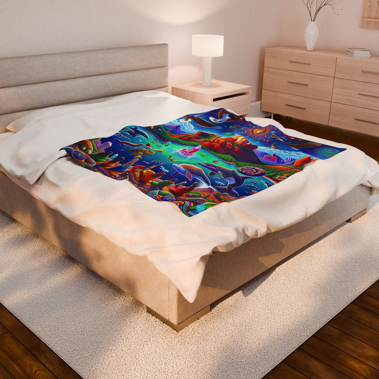 Dream Awake-Velveteen Plush Blanket