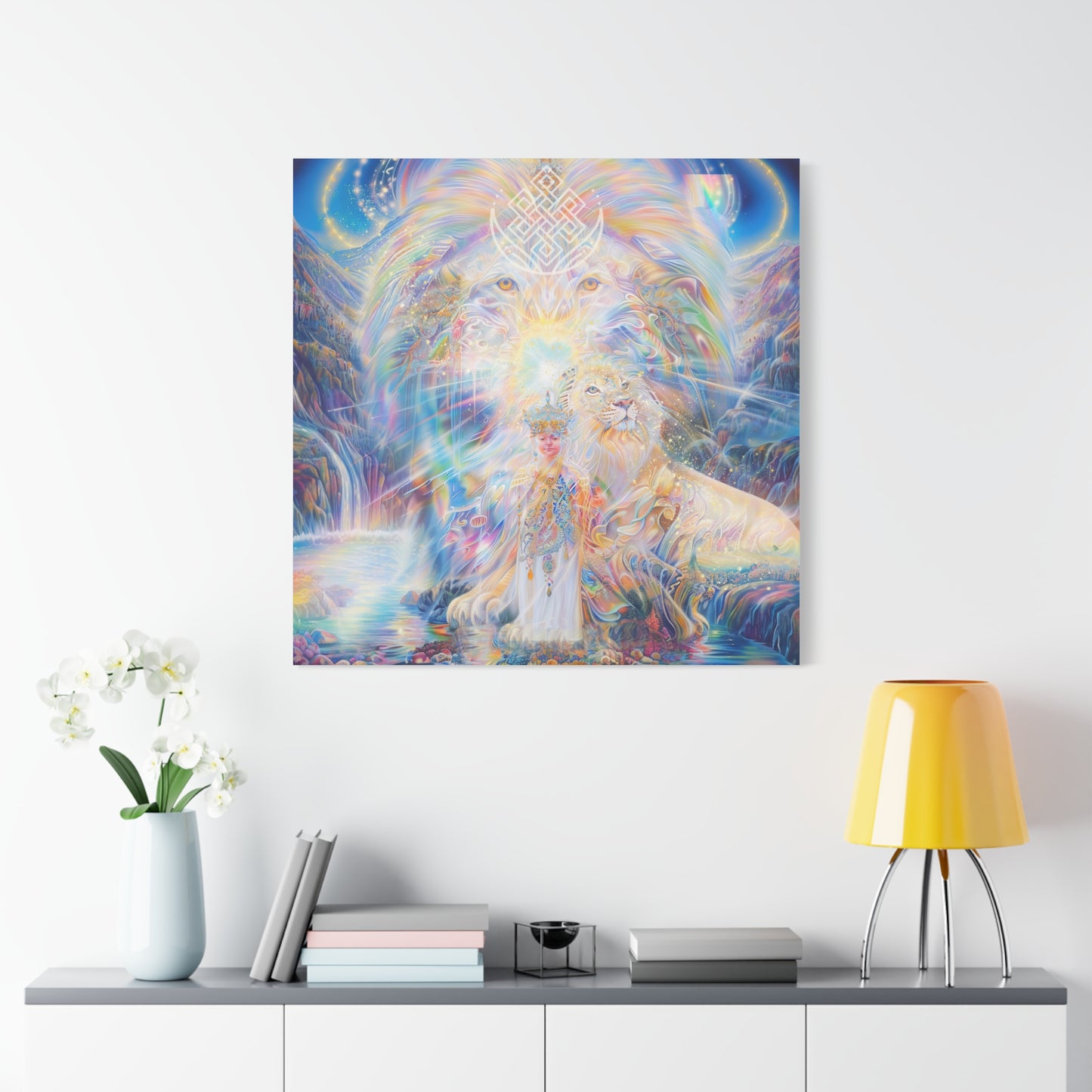 Guardian of The Shambhala-Matte Canvas, Stretched