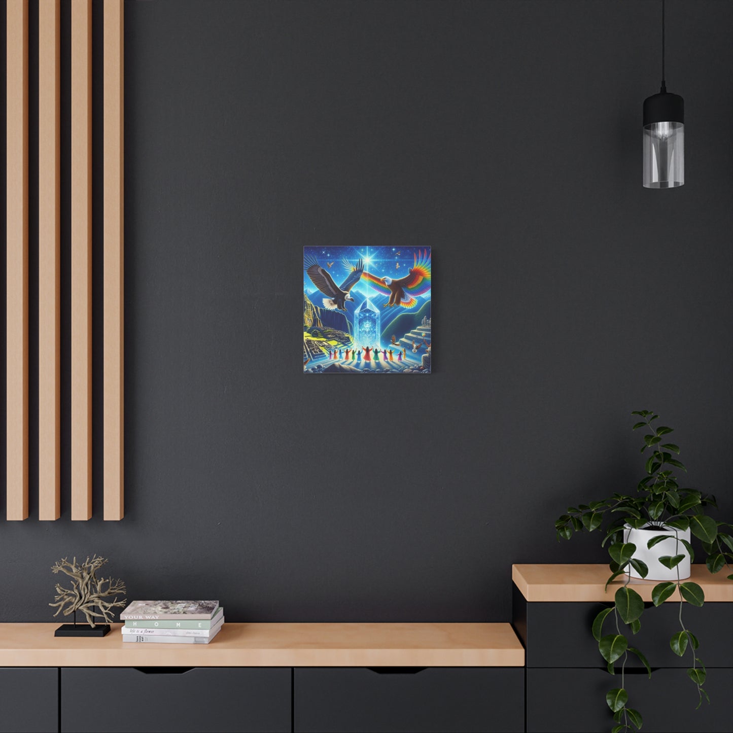 Eagle and Condor Prophecy Canvas Art