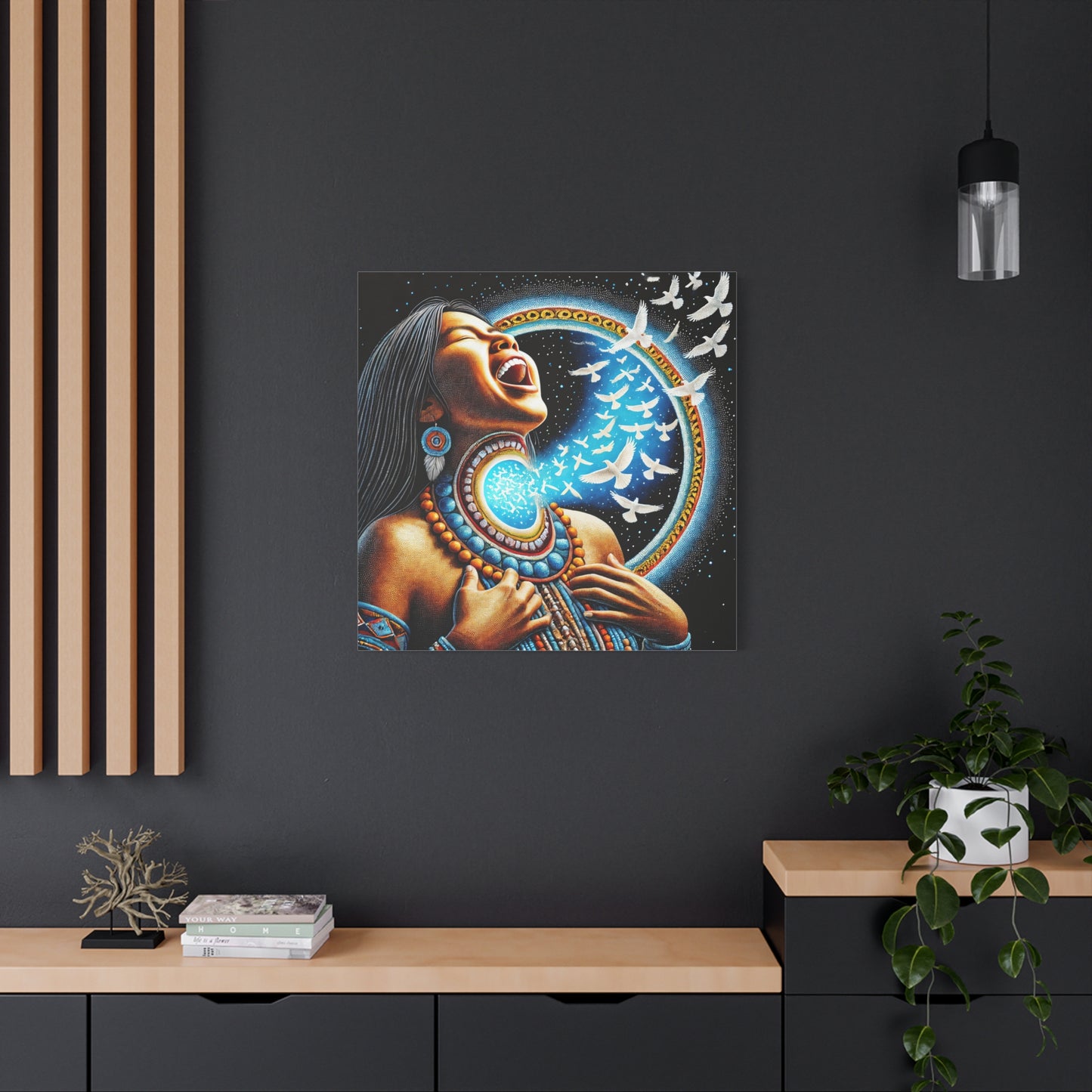 Truth of Voice-Matte Streched Canvas Art