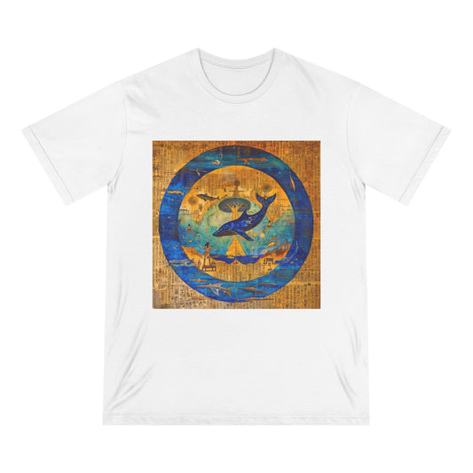 Sirius Codex: Whale Guardian and the Tree of Light-Unisex 100% Organic Cotton T-Shirt