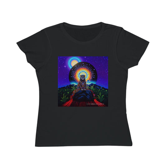 Cosmic Jaguar Spirit -100%Organic Women's T-Shirt