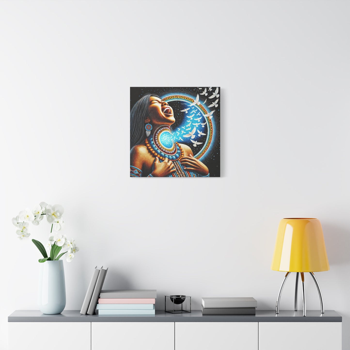 Truth of Voice-Matte Streched Canvas Art