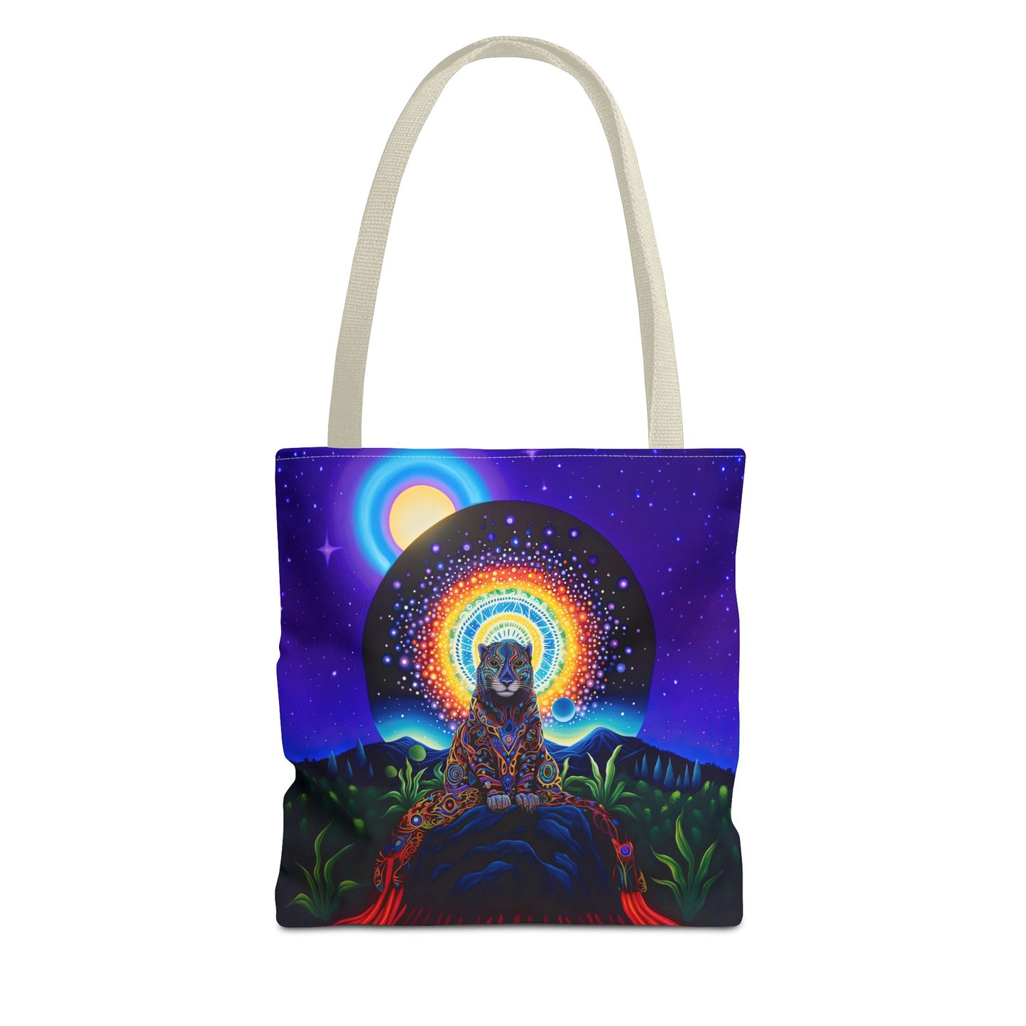 Cosmic Jaguar Tote Bag