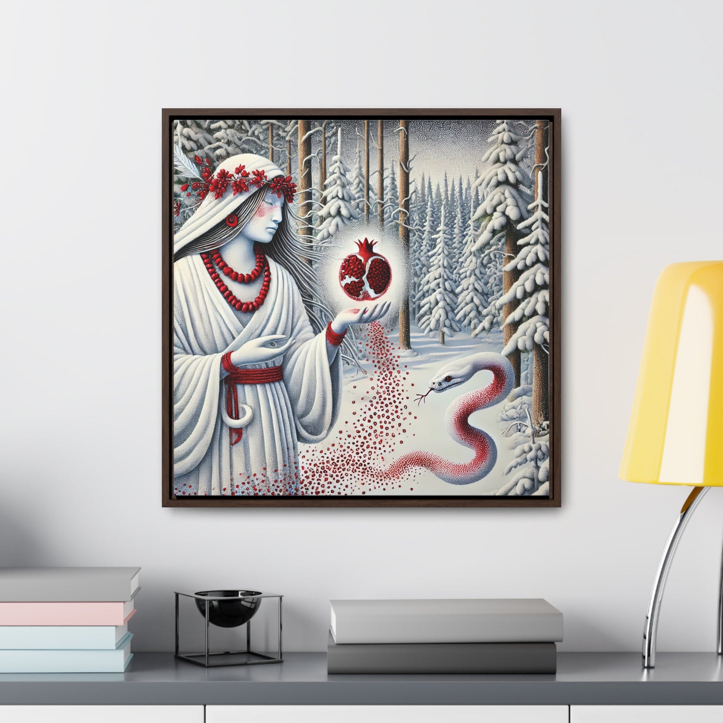 Womb Awakening-Framed Gallery Canvas Wrap