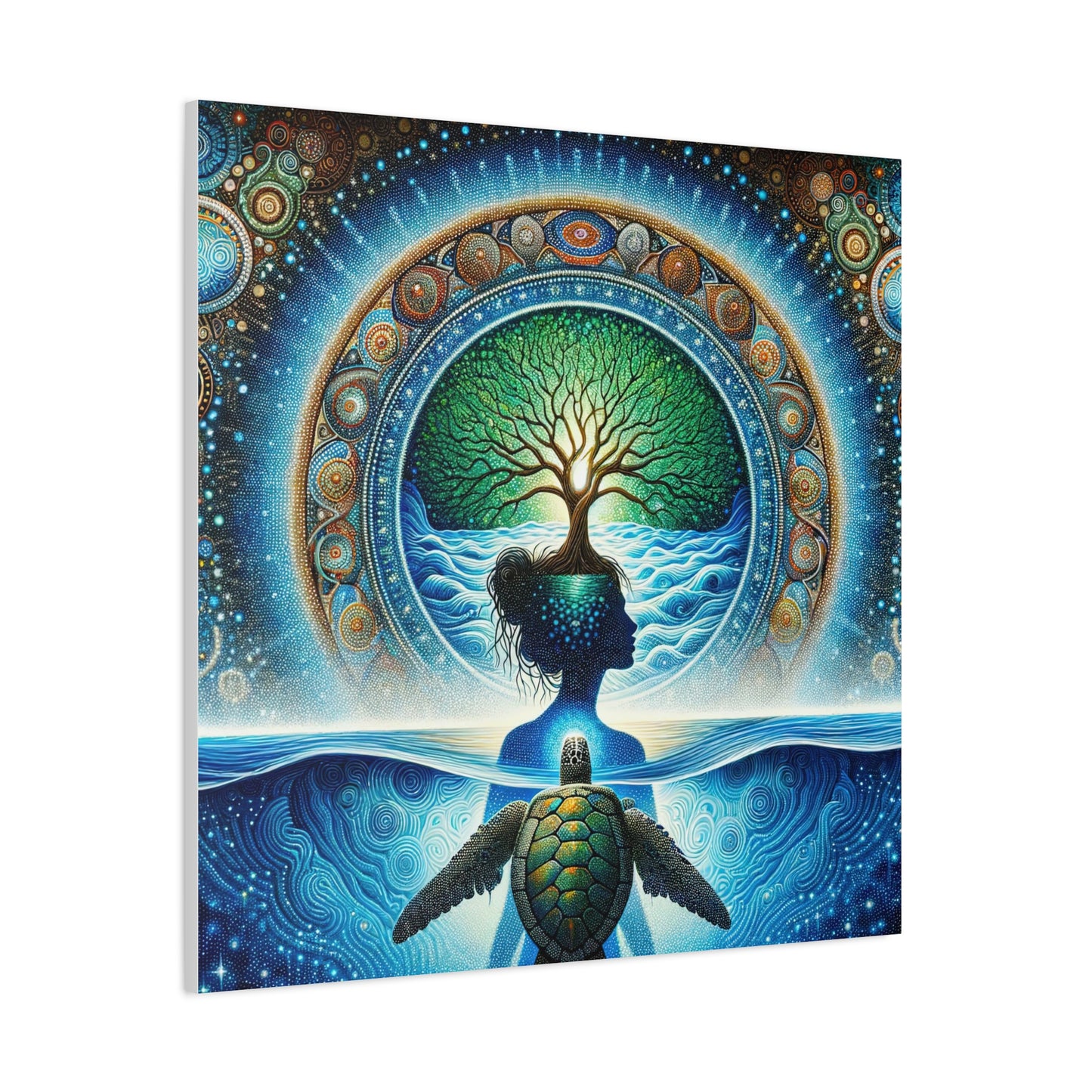 Spirit of Mother Earth-Stretched Matte Print Canvas Art