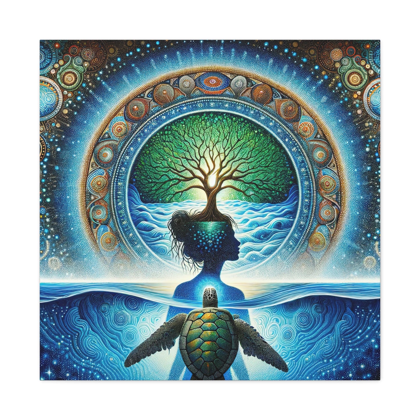 Spirit of Mother Earth-Stretched Matte Print Canvas Art