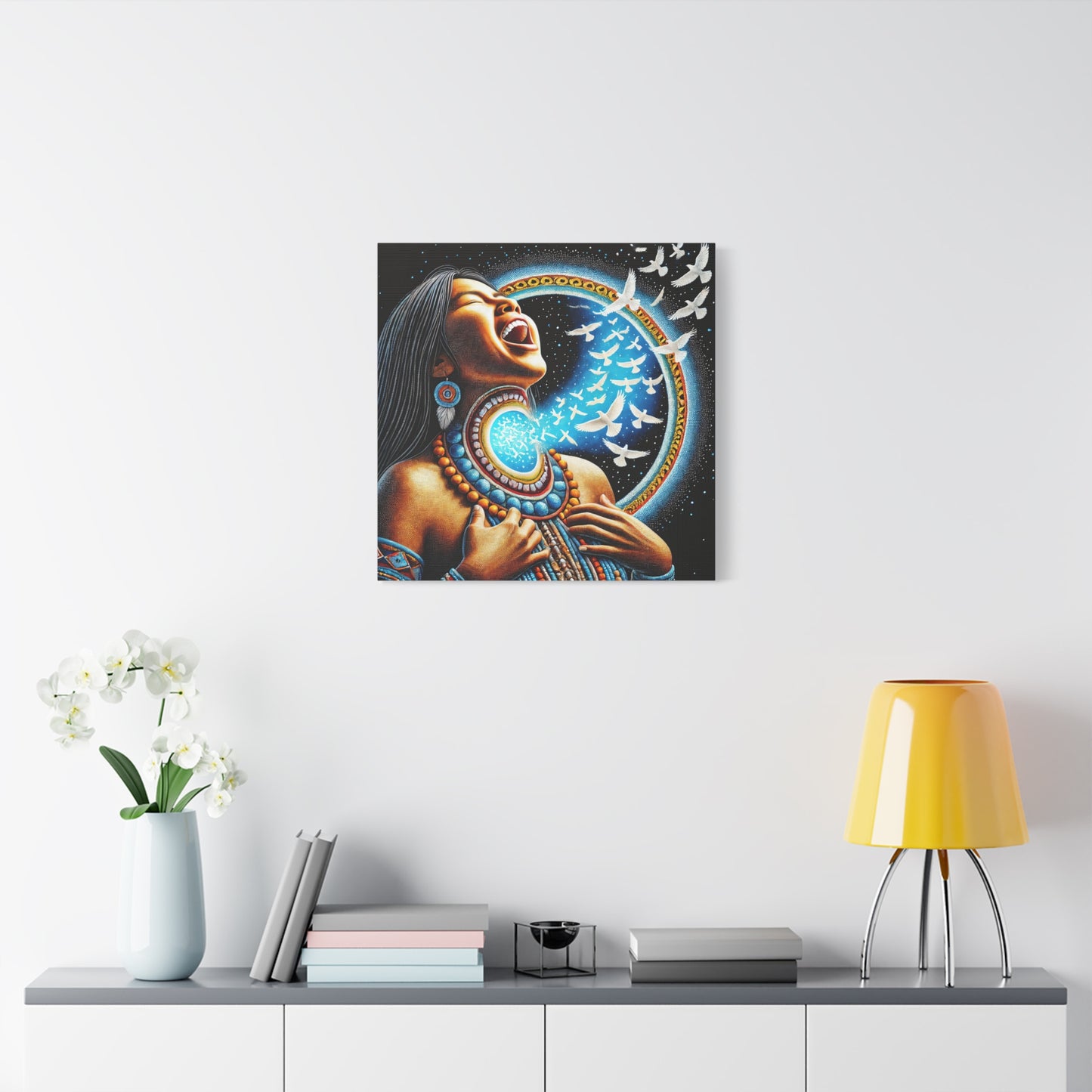 Truth of Voice-Matte Streched Canvas Art