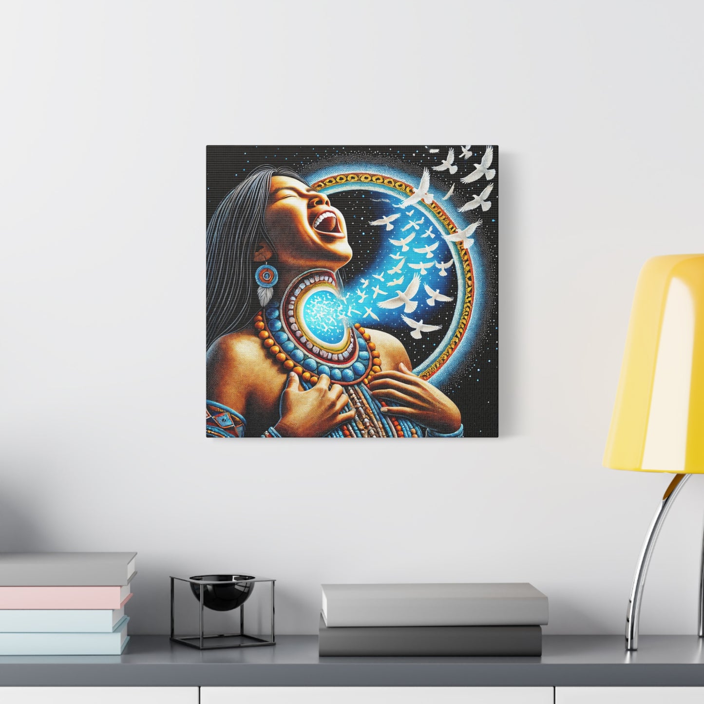 Truth of Voice-Matte Streched Canvas Art