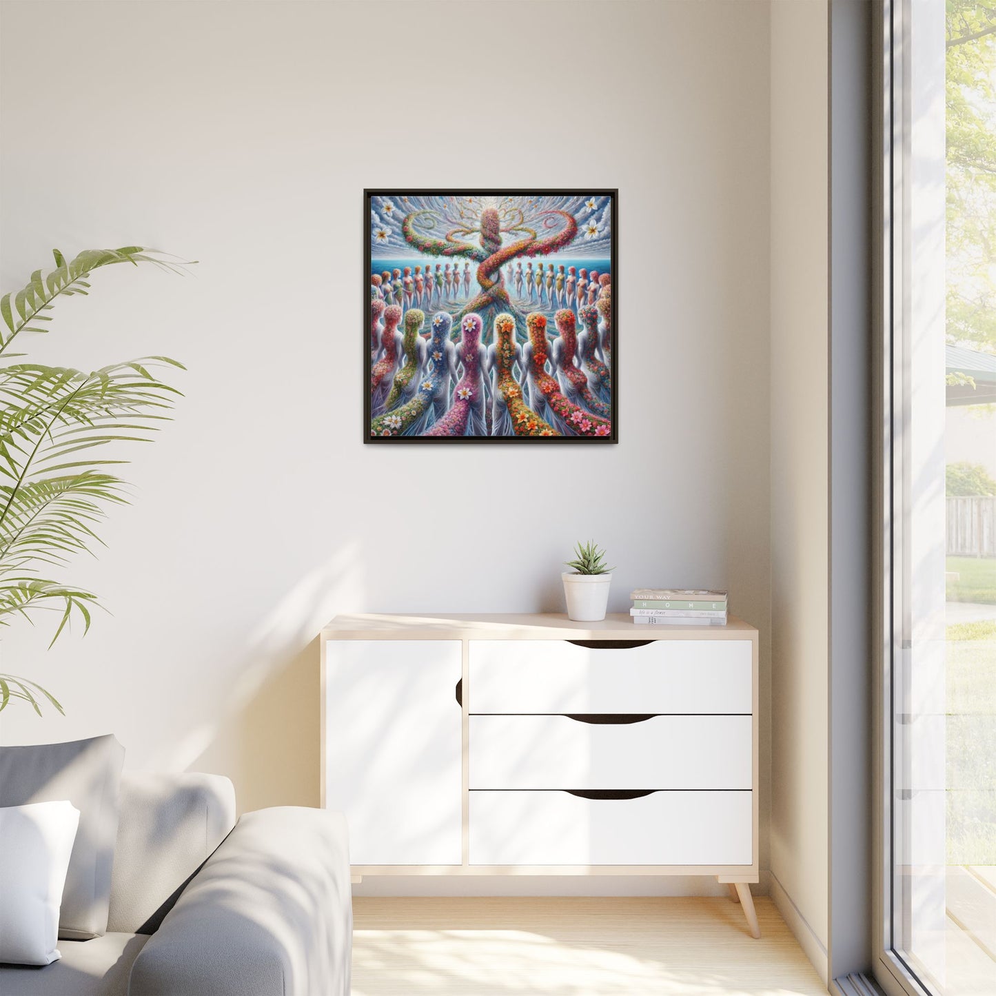 Sister's Circle -PremiumFramed Canvas