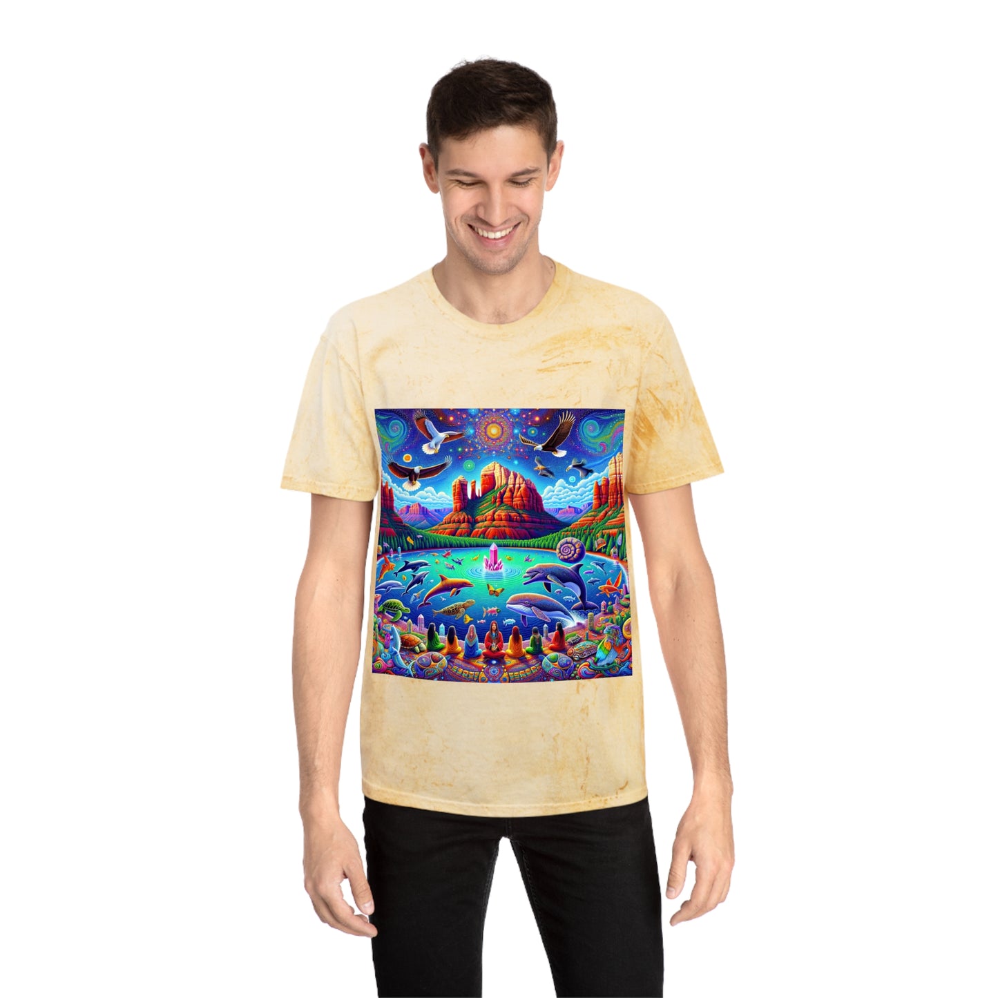 Dream Awake-Vibrant Color Blast Unisex T-Shirt