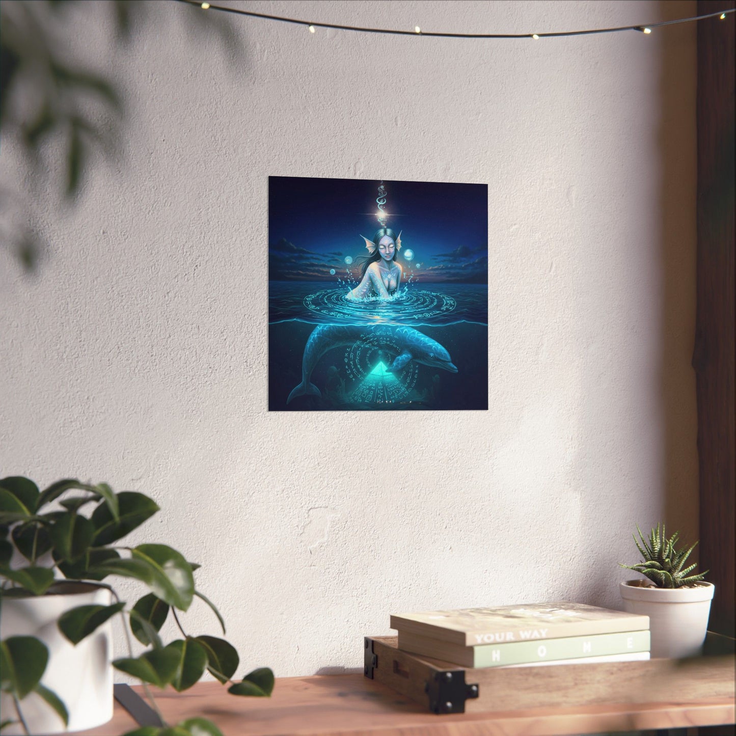 Starseed Dolphin- Museum Grade Matte Poster Art
