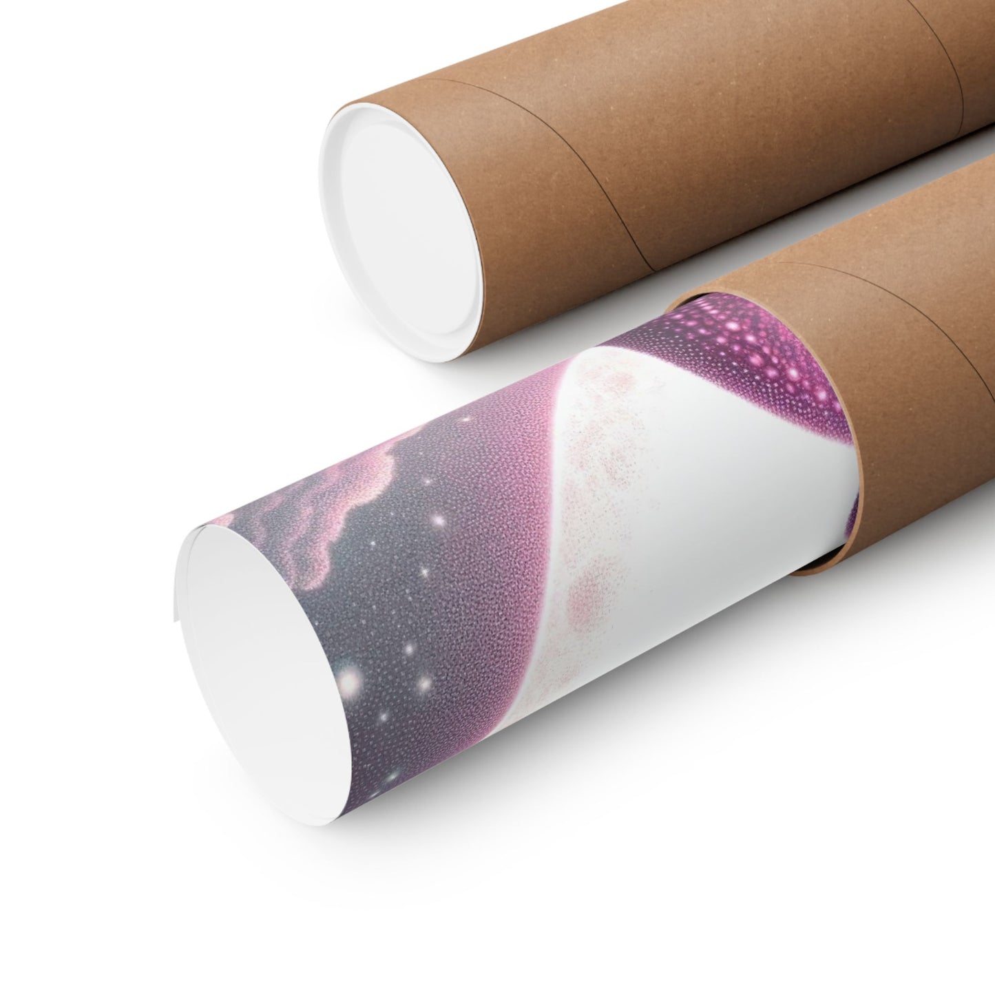 Rose and Moon Wolf-Museum Grade Matte Poster