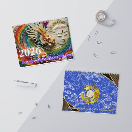 Shambhala Light VisionaryArt 2026 Calendar ”Journey with the Chakra Dragon"