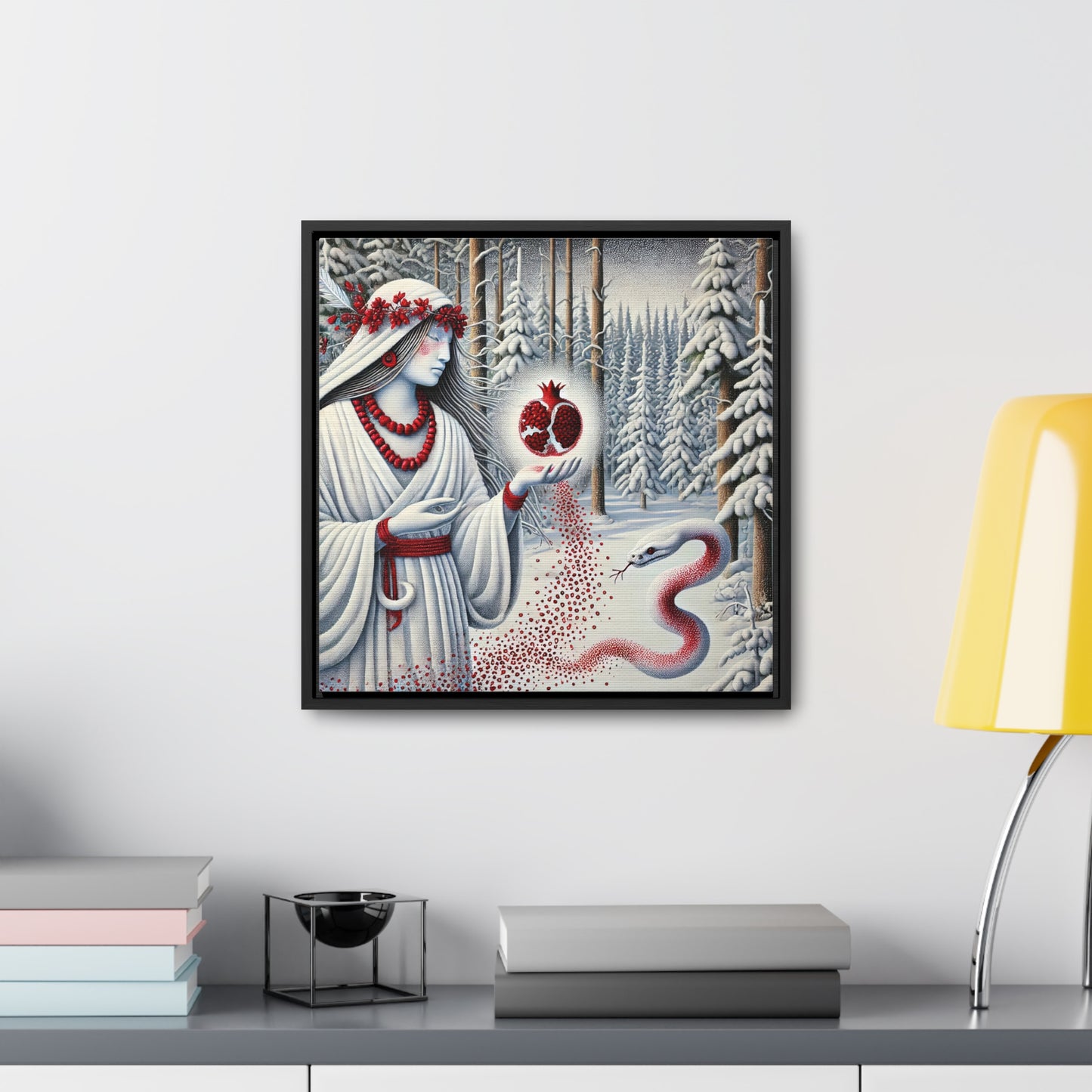 Womb Awakening-Framed Gallery Canvas Wrap